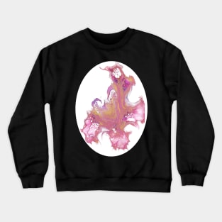 Artistic Pink Heart Crewneck Sweatshirt